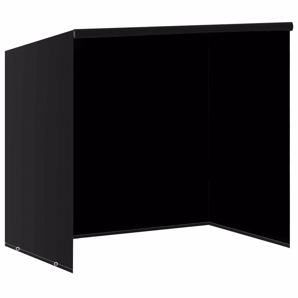 Berkfield Home Water Repellent Swing Bench Cover in Black, W/D/H: 255 x 145 x 170 cm – 2