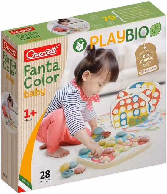 Quercetti Play Bio Fantacolor Baby Multicolour Sensory and Creative Toy