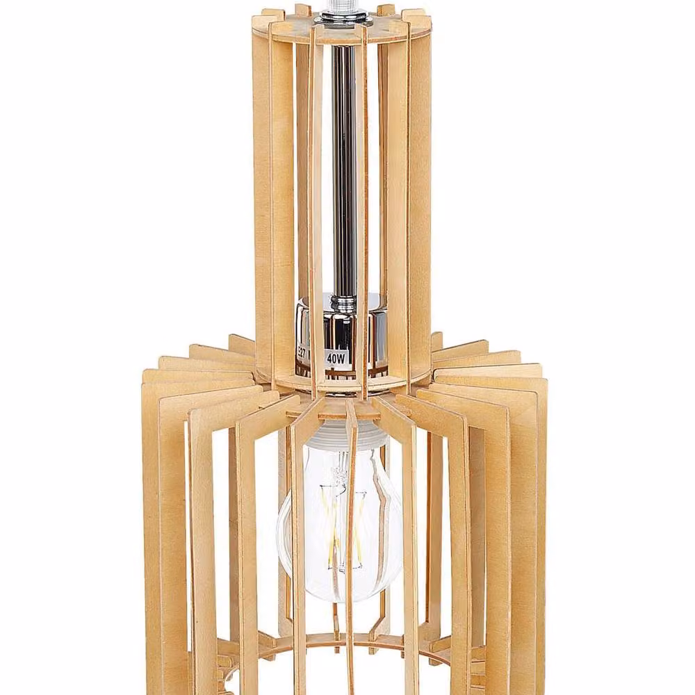 Wyld and Coco Brown Hanging Pendant Light with Metal Frame – 2