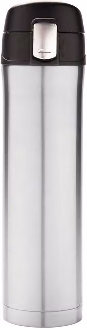 XD Design Lockable Stainless Steel Vacuum Insulated Flask in Silver, 450 ml