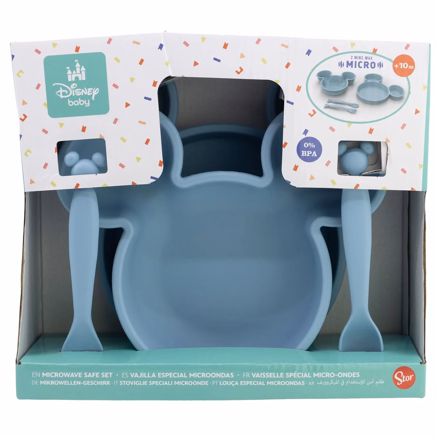 Disney Baby 5 Piece Character Shaped Dinner Set in Multicolour – 2