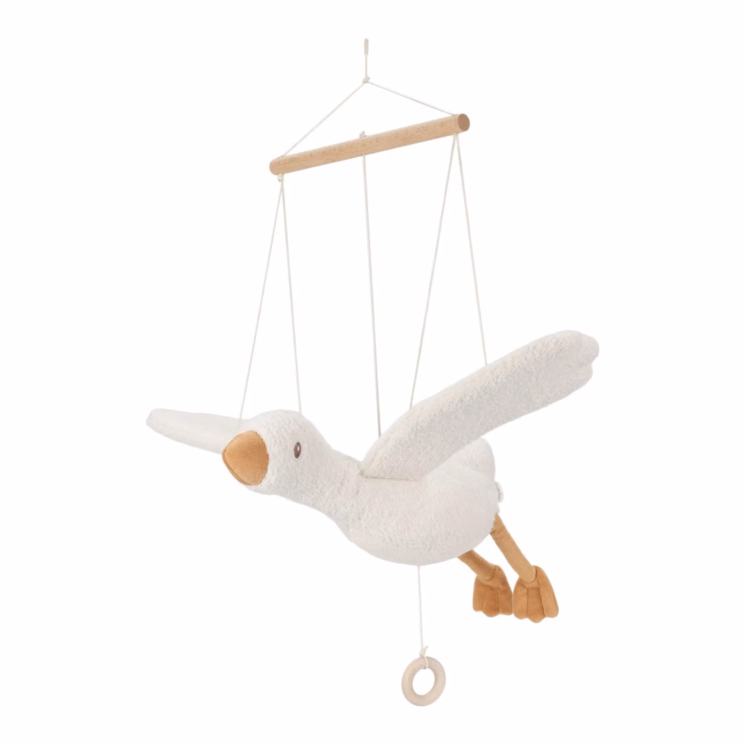 Little Dutch Flying Goose White Organic Textile Hanging Decoration – 2
