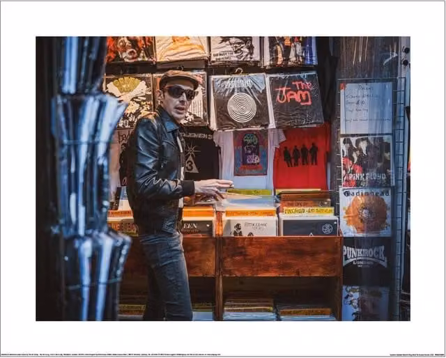 Howard Shooter London Camden Rrd Shop Mod Paper Poster, Multicolour