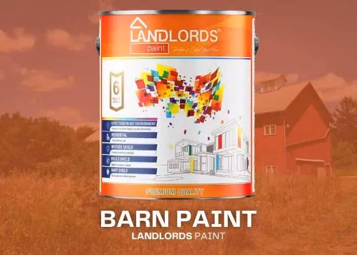 Landlords Pink Water Based Weatherproof Quick Drying Barn Paint, 2.5 l – 2