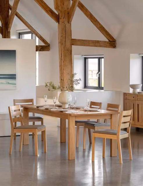 Gallery Direct Sonoma Extending Dining Table in Oak, Brown, 8-10 Seater