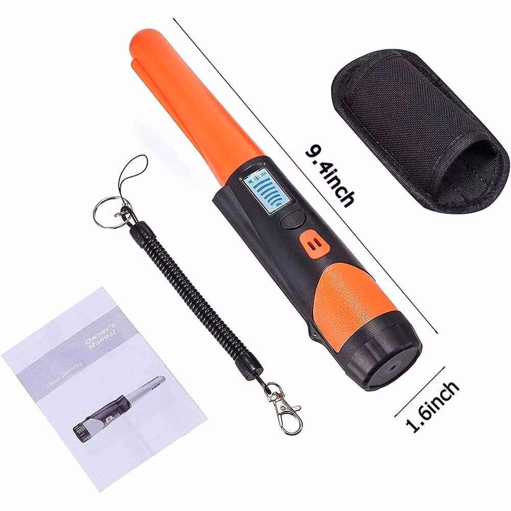 VOGREX Waterproof Handheld Metal Detector Pinpointer Gold Search Probe in Orange and Multicolour – 2