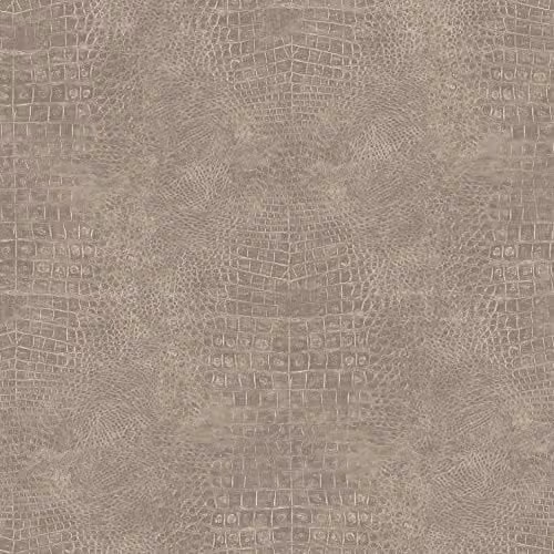 Galerie G67503 Natural FX Washable Animal Print Vinyl Wallpaper in Gold and Beige