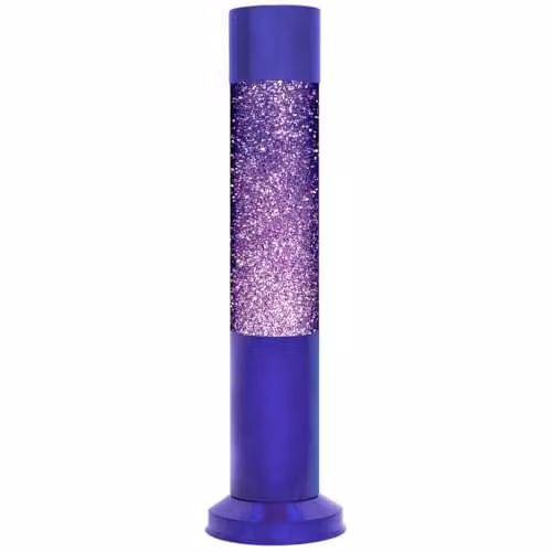Nova Lighting Baby Glitter Sensory Soothing Tabletop Lamp, Purple