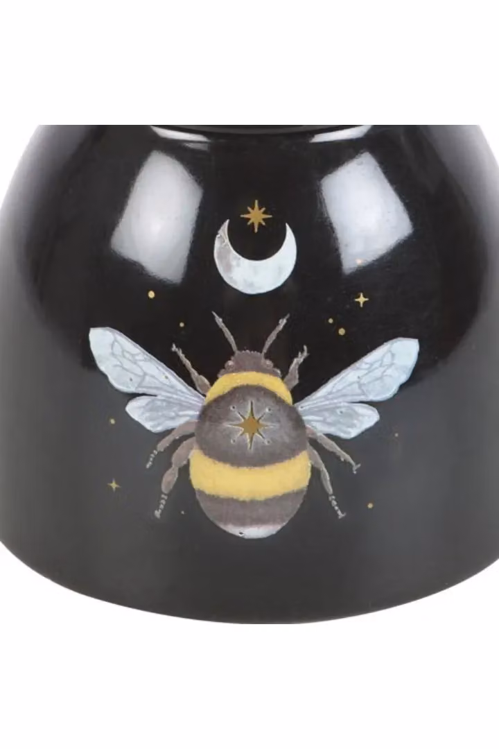 KDMD Forest Bee Ceramic Tealight Oil Burner in Black – 2