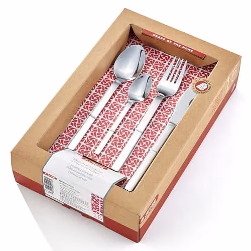 Judge Beaumaris CH48 16-Piece Polished Silver Stainless Steel Cutlery Set for 4 People – 2