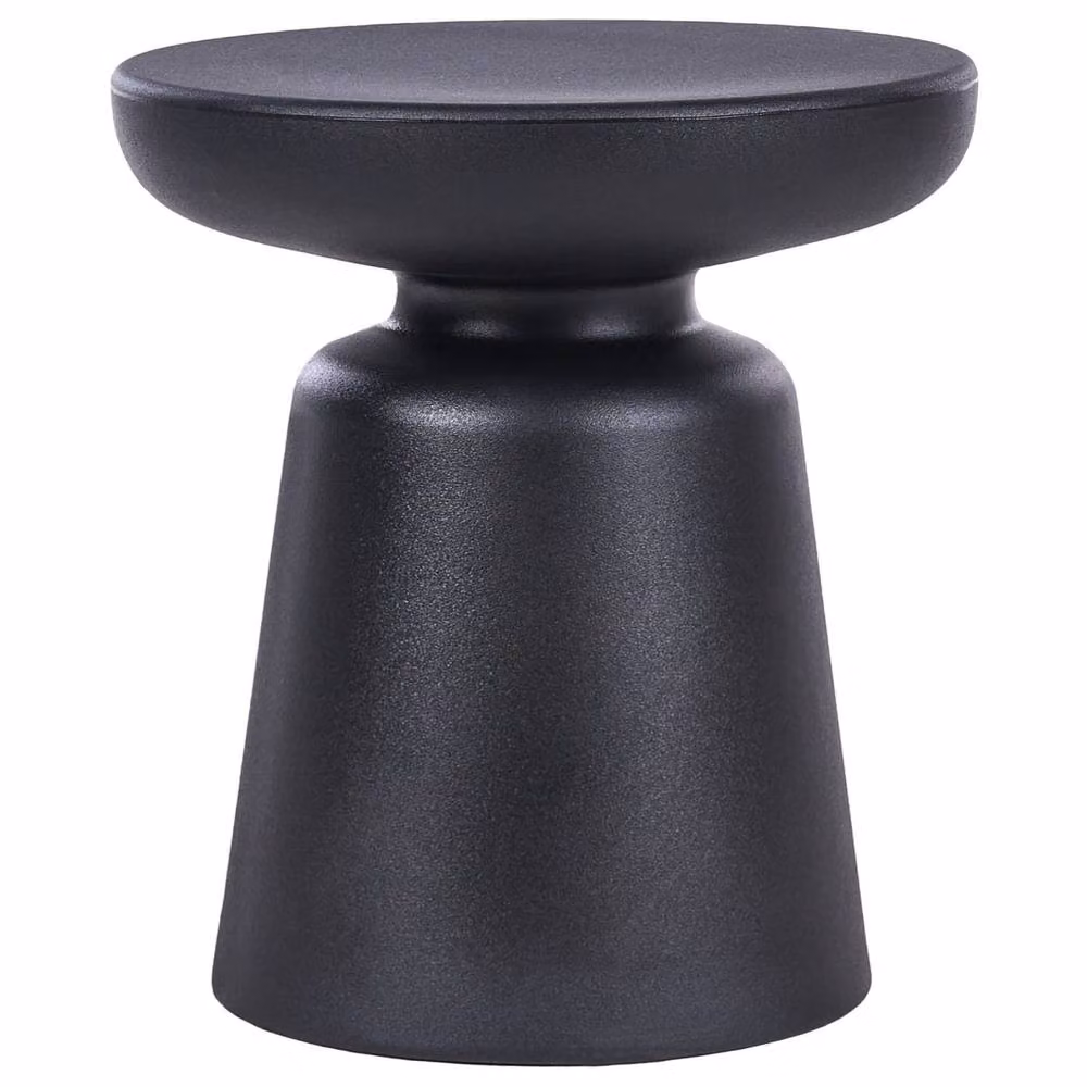 Wyld and Coco Black Accent Side Table for Indoor and Outdoor Use, Height: 31 cm – 2