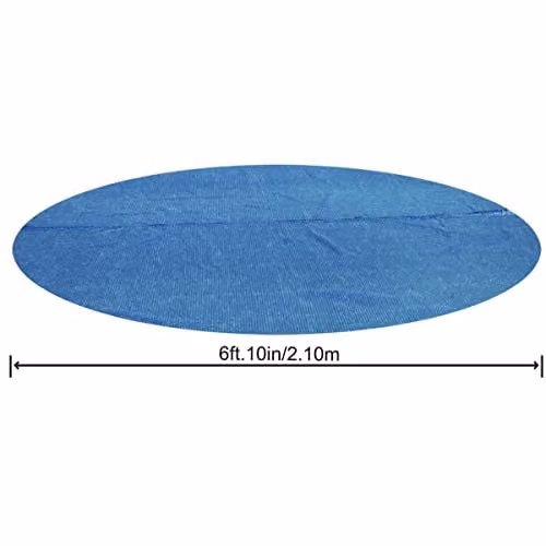 Bestway 58060 Blue Solar Thermal Pool Cover for Round Above Ground Pools, Diameter: 244 cm