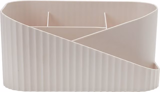 Livingandhome Makeup and Accessory Organiser in Pink and White