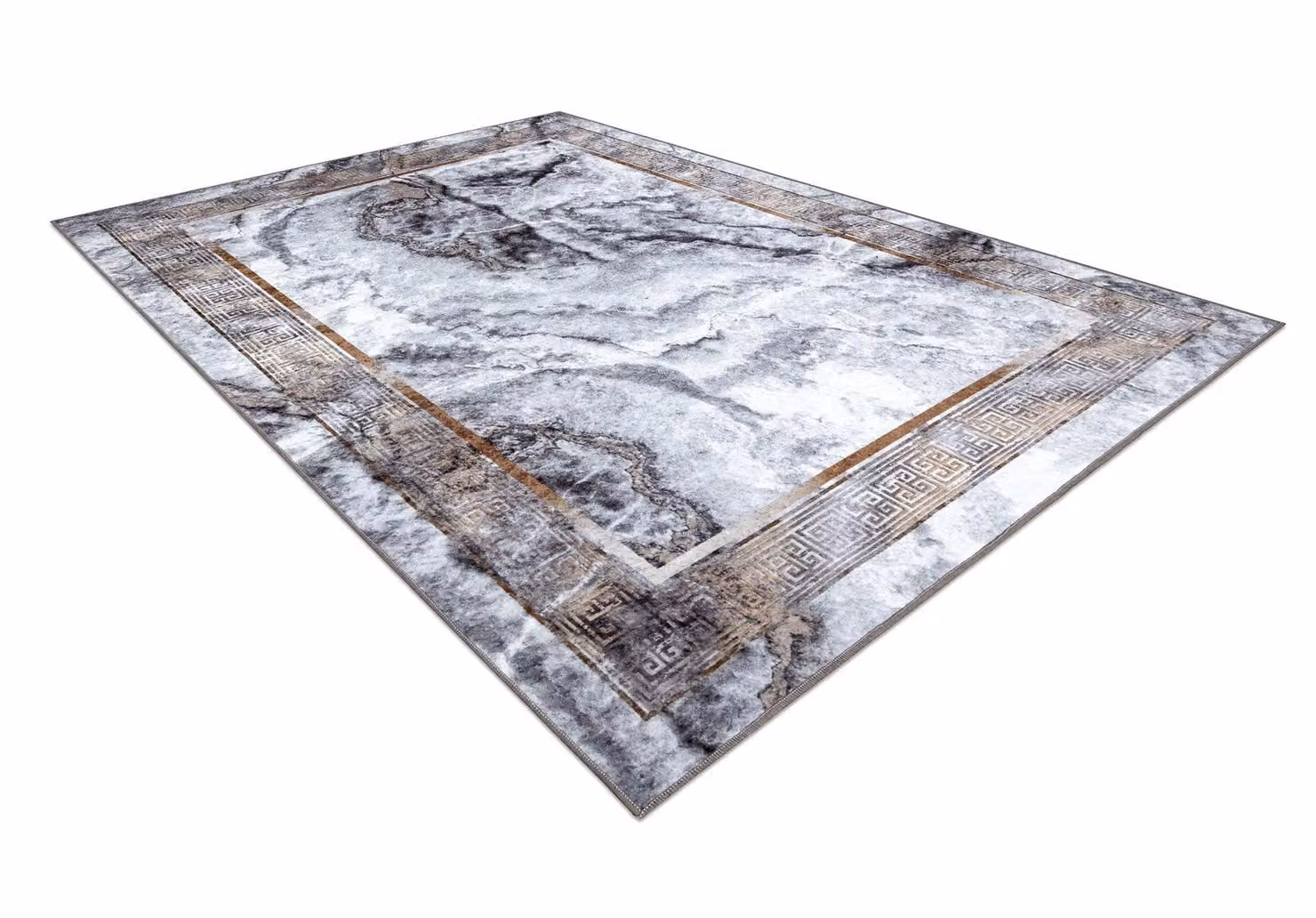 RugsX Miro Grey Stone Look Modern Rectangular Rug, W: 200 cm, L: 290 cm – 2