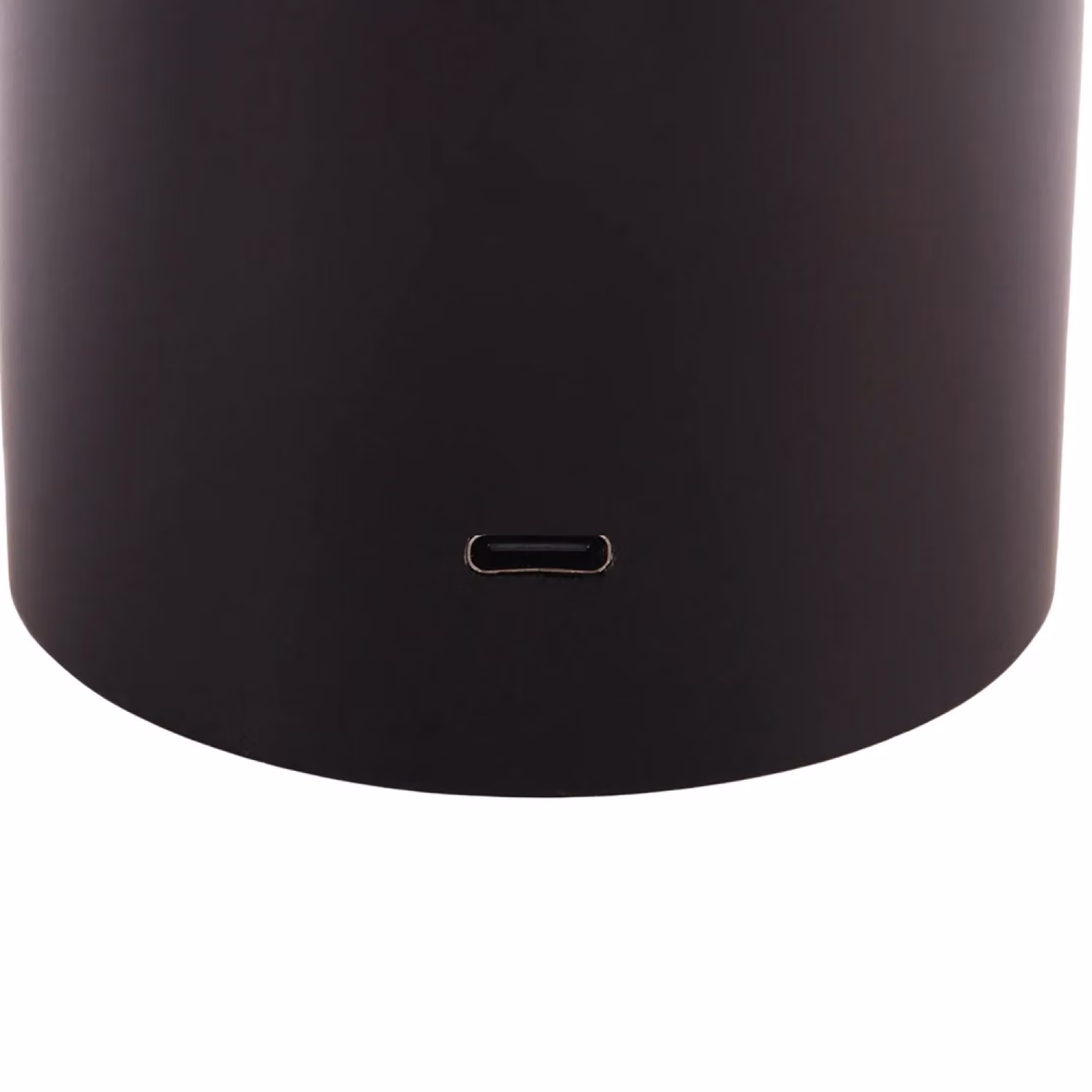 Happy Homewares Designer Flat Cone Mushroom Rechargeable and Dimmable LED Table Lamp in Matte Black – 2