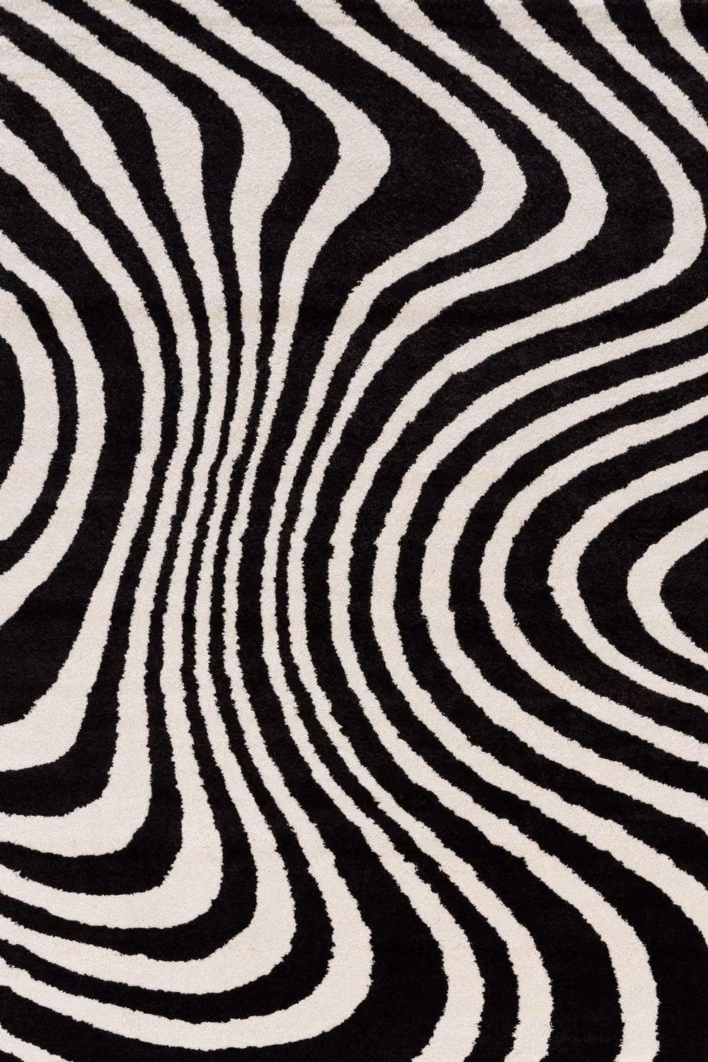 THE RUGS Joli Striped Modern Rectangular Rug in Black, W: 290 cm, D: 200 cm – 2