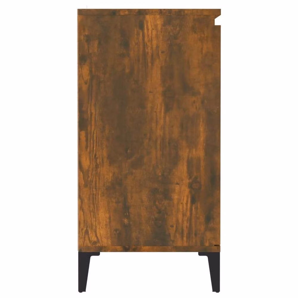 Berkfield Home Smoked Oak Sideboard in Brown, W/D/H: 60 x 35 x 70 cm – 3