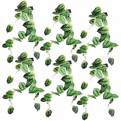 Leaf Design Green Artificial Hanging Trailing Alocasia Dragon Plant, 120 cm – 1