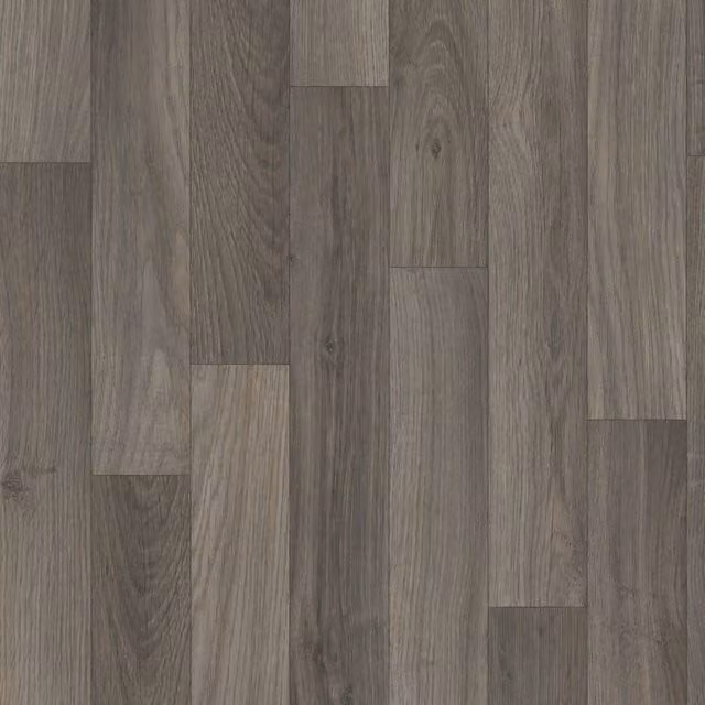 Vinyl Flooring UK Light Grey Wood Effect Anti Slip Vinyl Flooring Sheet, 2.8mm thickness, W: 400 cm, L: 800 cm