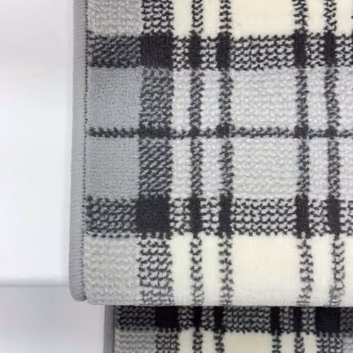 runrug Tartan Stair Runner in Grey – 4
