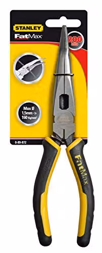 Stanley FatMax Bent Long Nose Pliers, Black and Yellow – 2