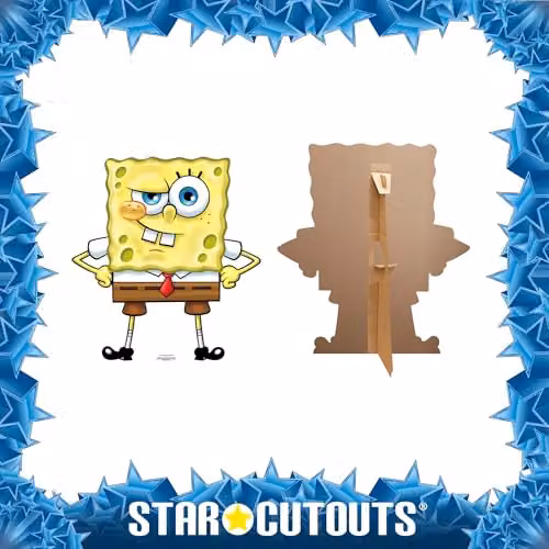 Star Cutouts SC4607 SpongeBob SquarePants Cardboard Cutout, Height: 85 cm – 3