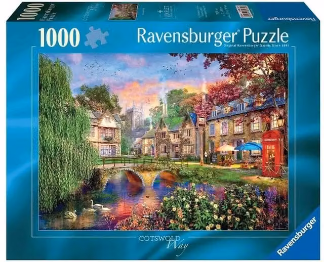 Ravensburger Cotswold Way 1000 Piece Landscape Jigsaw Puzzle in Multicolour