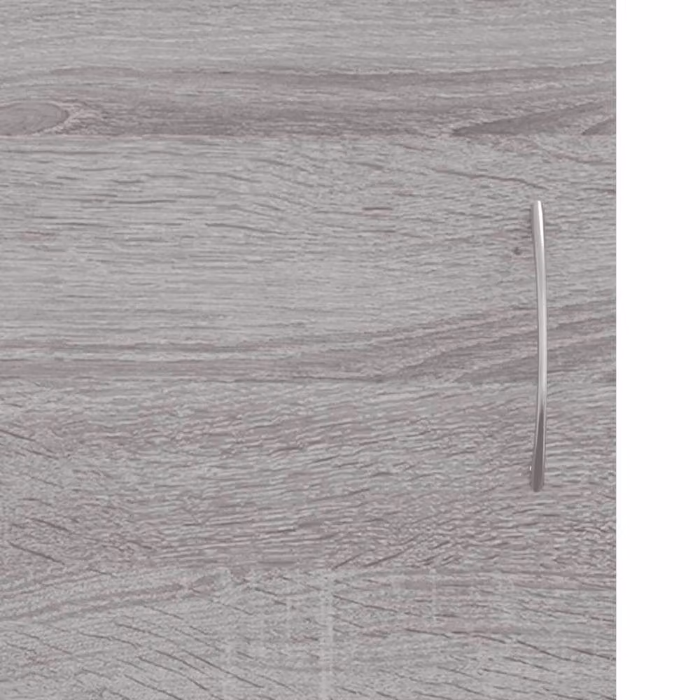 Berkfield Home Modern Grey Sonoma TV Cabinet in Engineered Wood W/D/H: 102 x 30 x 37.5 cm – 4