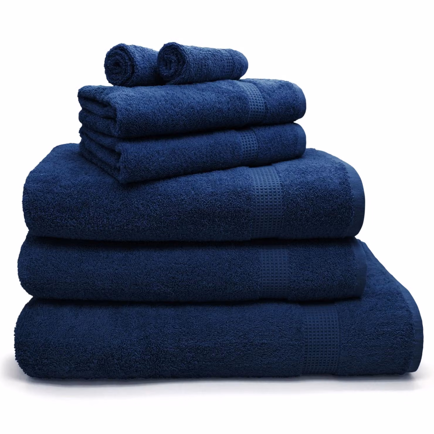 Velosso Luxury 100% Egyptian Cotton Towels, 550gsm, Blue – 2