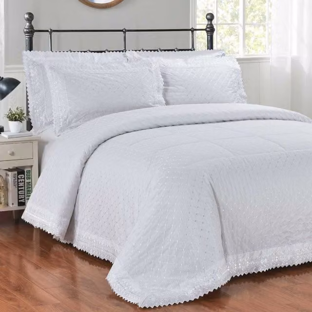 Rapport Home Richmond Polycotton Pillowcase Pair in White
