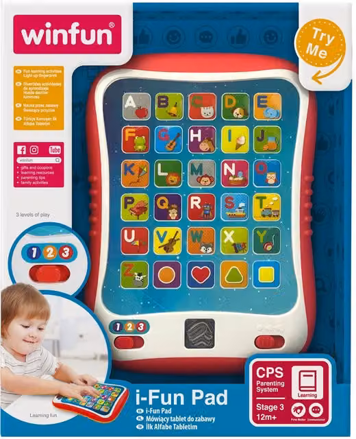 Winfun I-Fun Pad Learning Computer in White and Multicolour for Language, Reading and Music – 5
