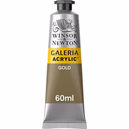 Winsor & Newton Galeria Acrylic Paint, Gold, 60ml – 2