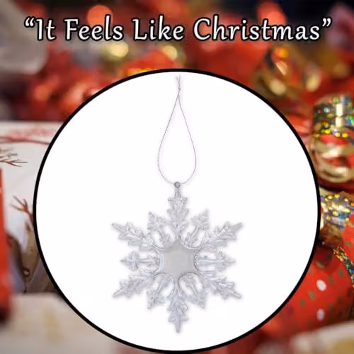 VFM e-Store Silver Snowflake Hanging Decoration, W: 21 cm, H: 20 cm – 6