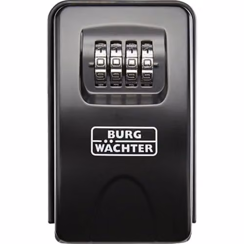 Burg-Wächter Key Safe 20SB in Black, fits keys up to 12cm
