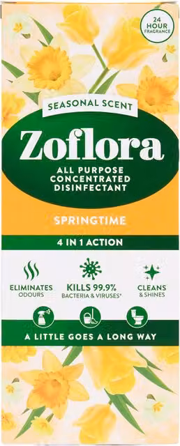 Zoflora All Purpose Concentrated Disinfectant Springtime Multicolour