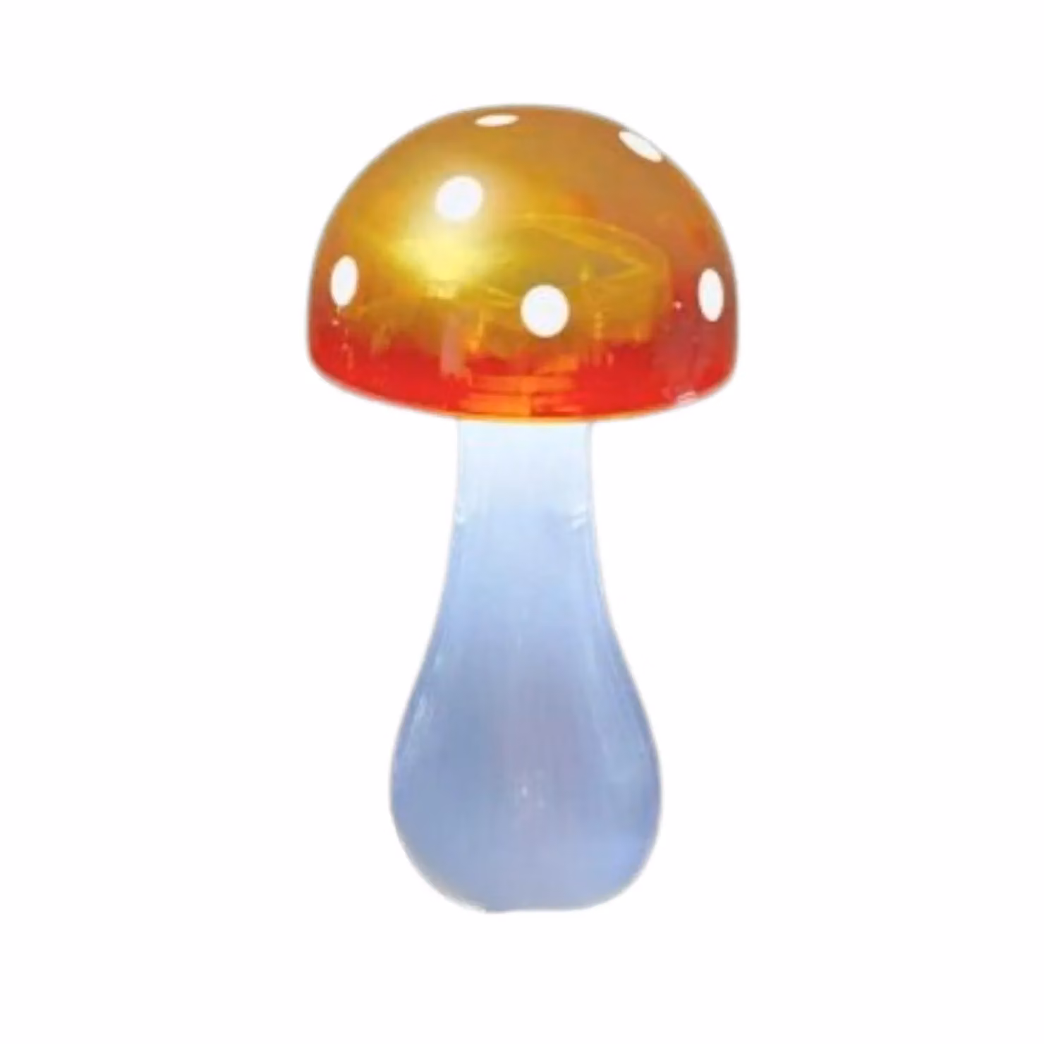 Marco Paul Solar Mushroom Garden Ornament, Yellow, Height: 28 cm – 5