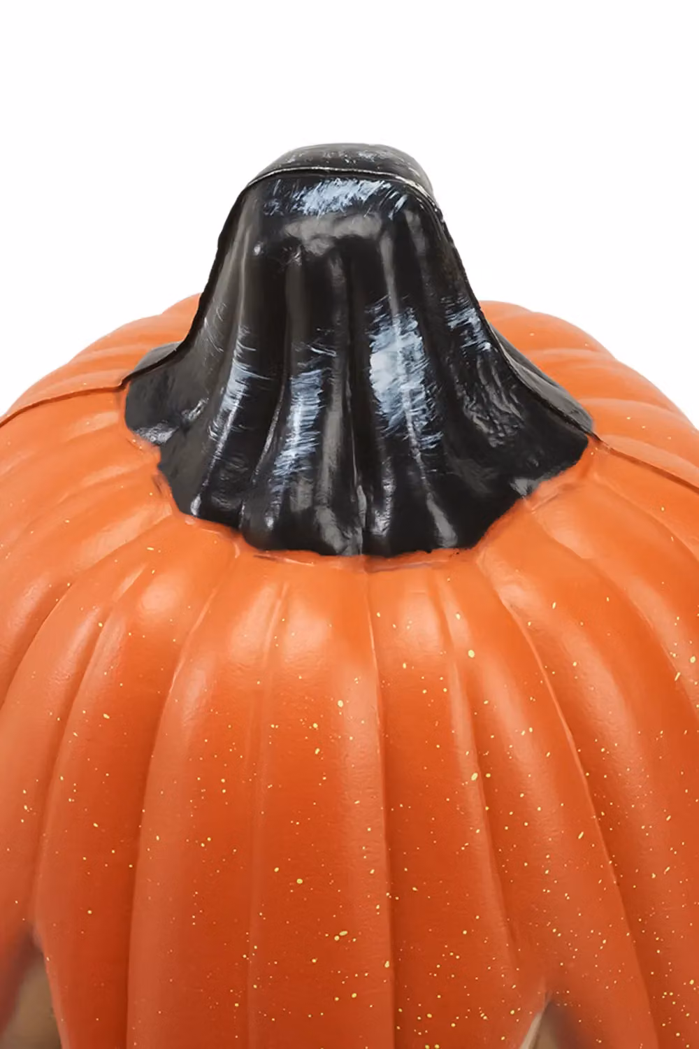 Living and Home Orange Halloween LED Hollow Long Pumpkin Plastic Lantern for Tabletop and Porch Decoration, H 34 cm x W 20 cm x D 20 cm – 2