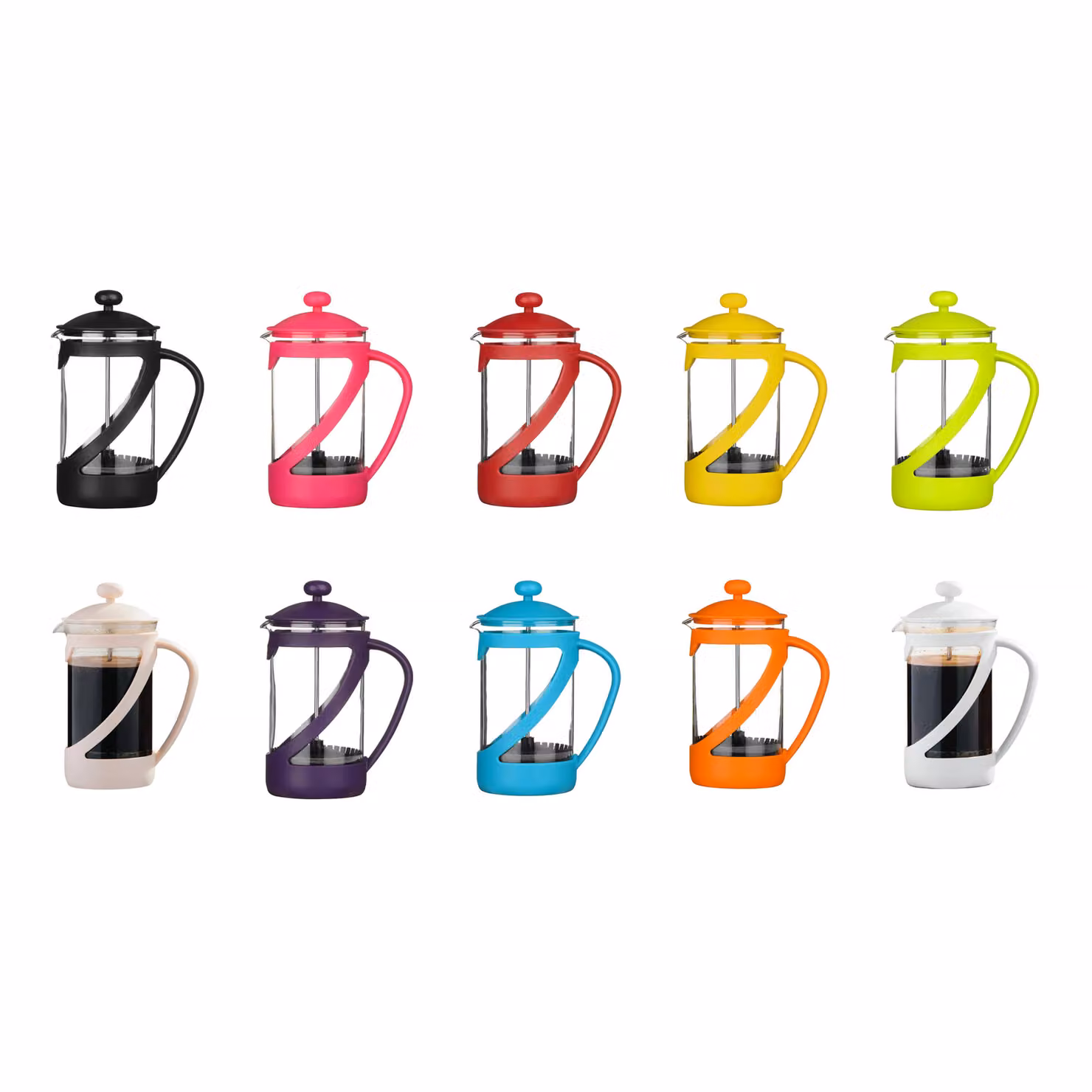Orsina Modern Hot Pink 600ml Cafetiere with Advanced Filtration – 2