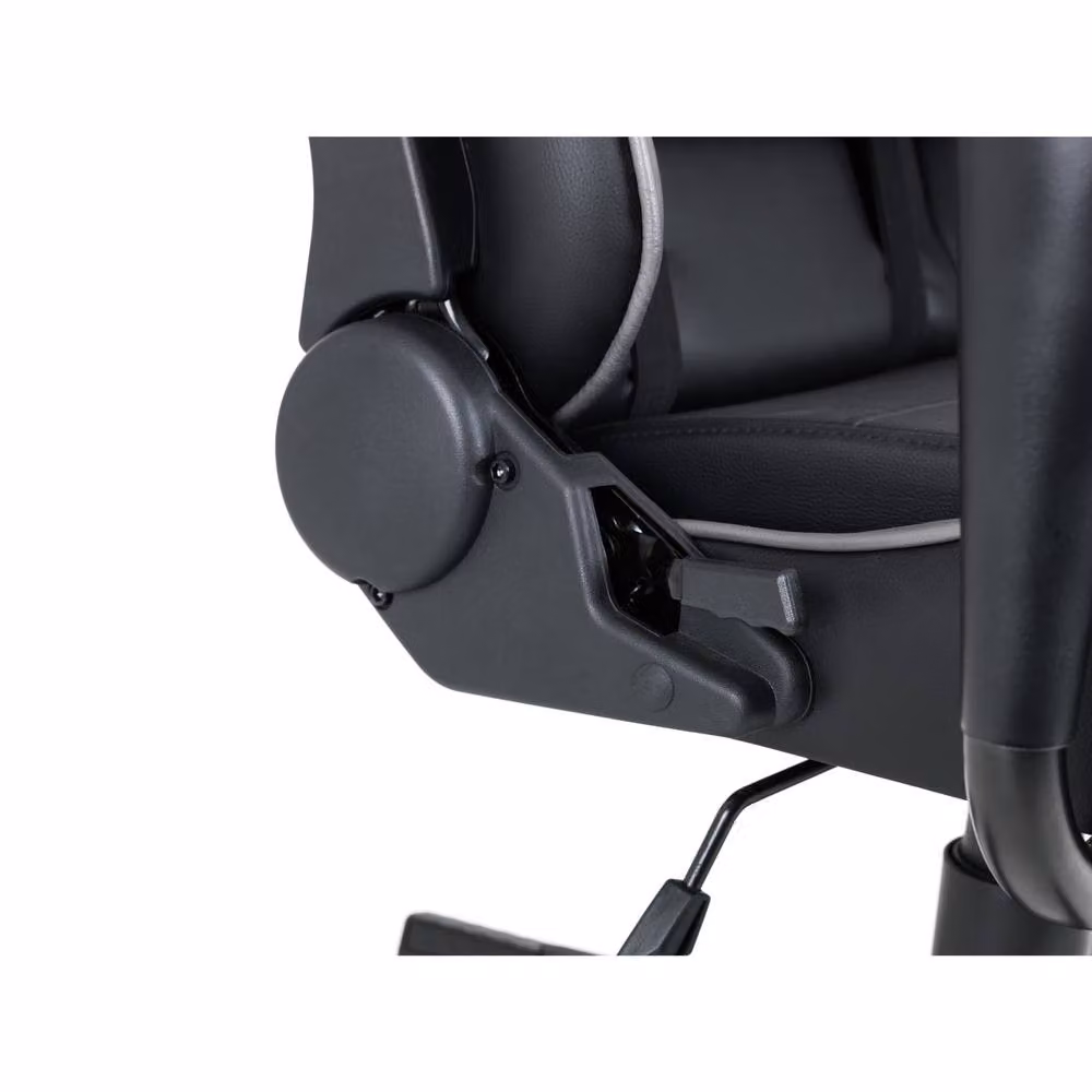 Cheshire Pro Vortex Gaming Chair in Black and Grey Synthetic Leather – 3