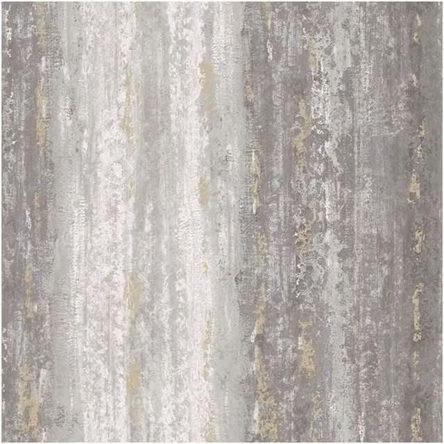 Holden Decor Distressed Stripes Textured Abstract Wallpaper in Charcoal Grey – 1