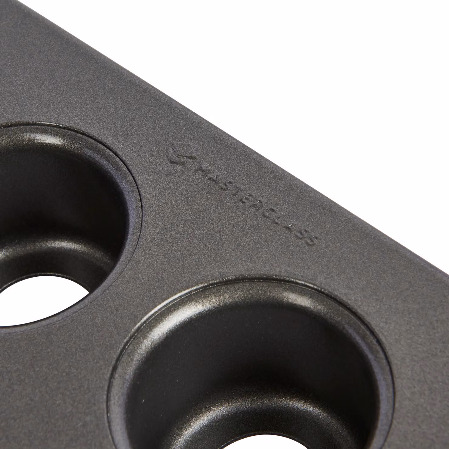 MasterClass Non-Stick 20 Hole Mini Muffin Tray with Loose Bases, Carbon Steel, Black – 5