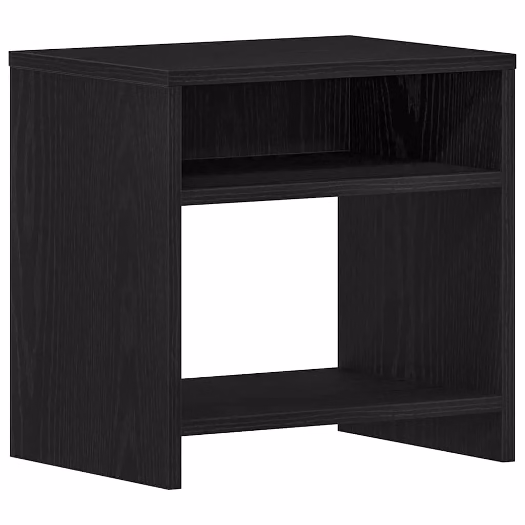 Berkfield Home Black Oak Bedside Cabinet W/D/H: 40 x 30 x 40 cm – 2
