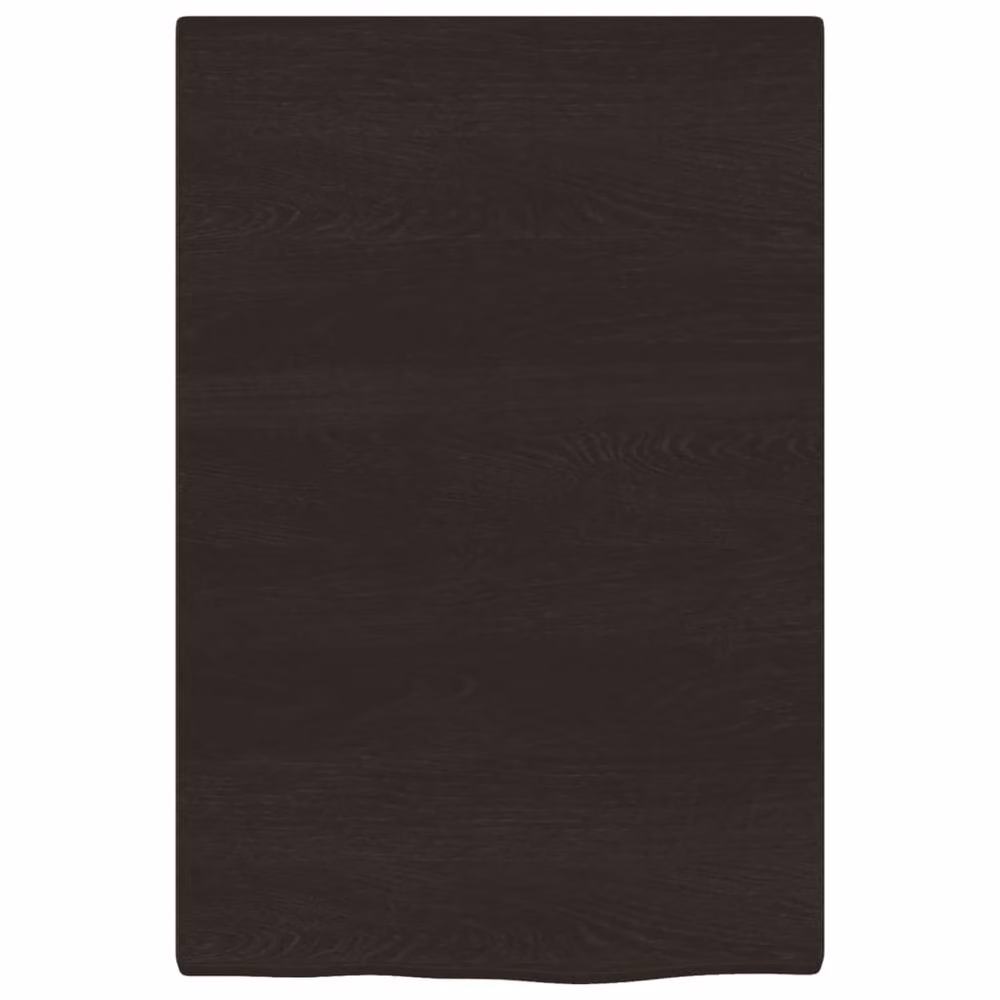 Berkfield Home Elegant Wall Mounted Basin Shelf in Brown Oak and Black Steel, W: 60 cm, H: 40 cm, D: 40 cm – 2