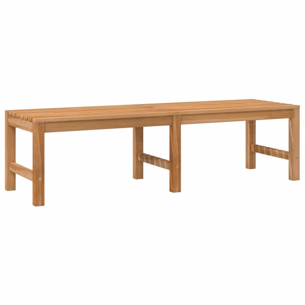 Berkfield Home Garden Bench in Brown Solid Teak Wood, Width: 150 cm – 2