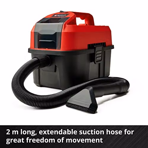 Einhell 18V PXC Cordless Wet and Dry Vacuum Cleaner with Blow Function in Red – 3