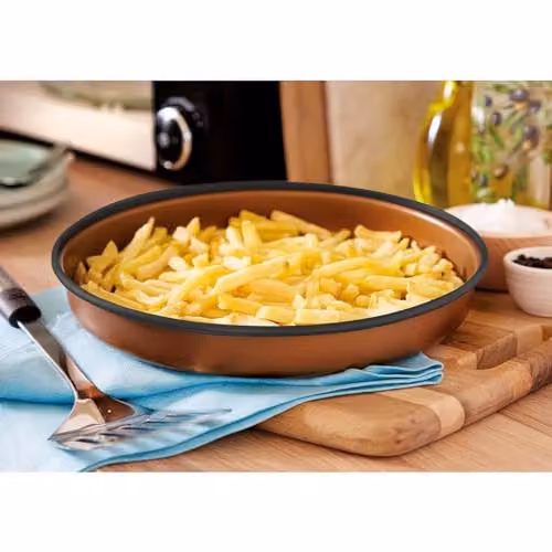 Coopers of Stortford Microwave Crisper Tray with Bronze Copper Thermal Base, Diameter: 25 cm – 3
