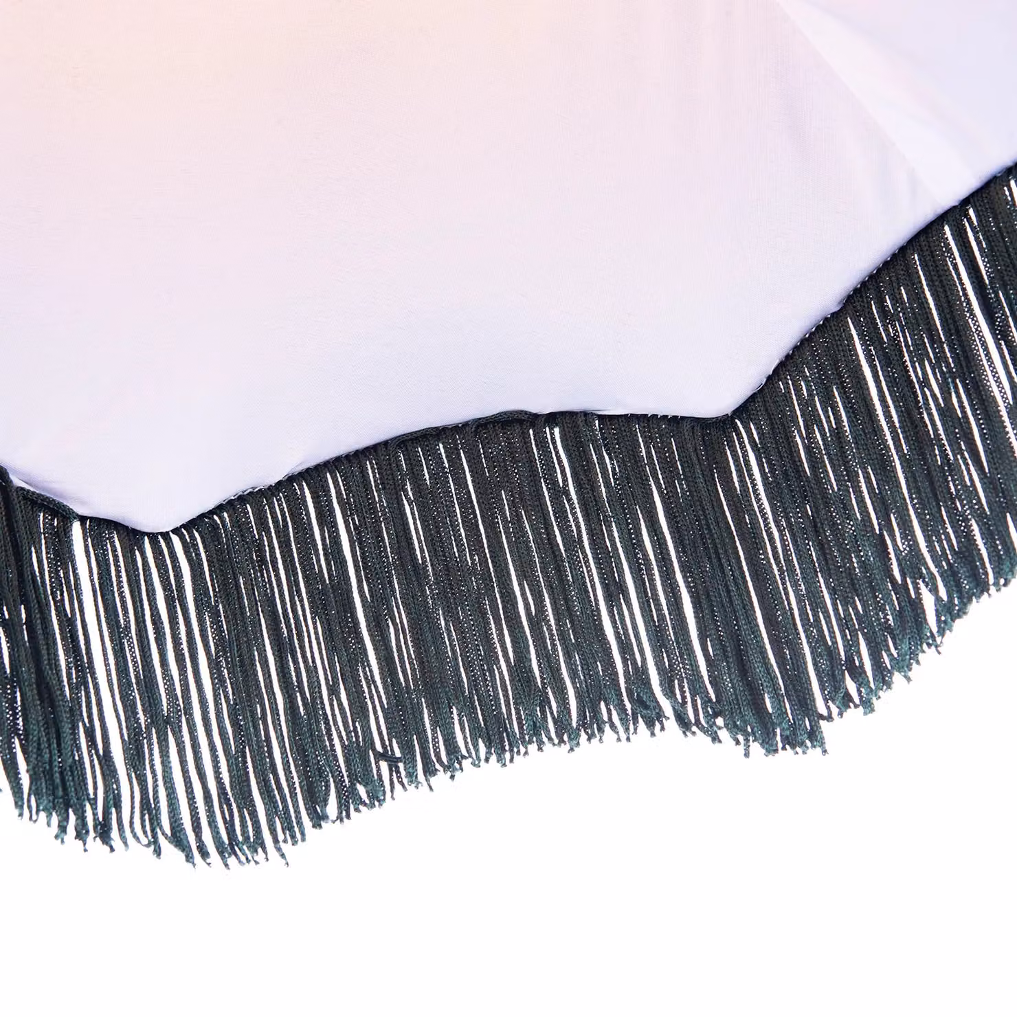 Happy Homewares Traditional Victorian Empire Soft Velvet Lamp Shade with Tassels in Dark Green, Diameter: 30.48 cm – 5