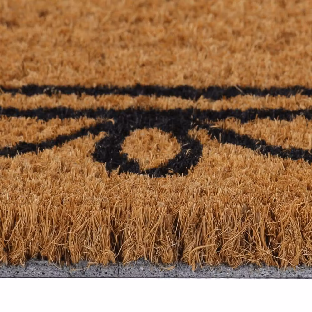 Berkfield Home Durable Tufted Coir Door Mat, Brown, W: 45 cm, D: 75 cm – 3