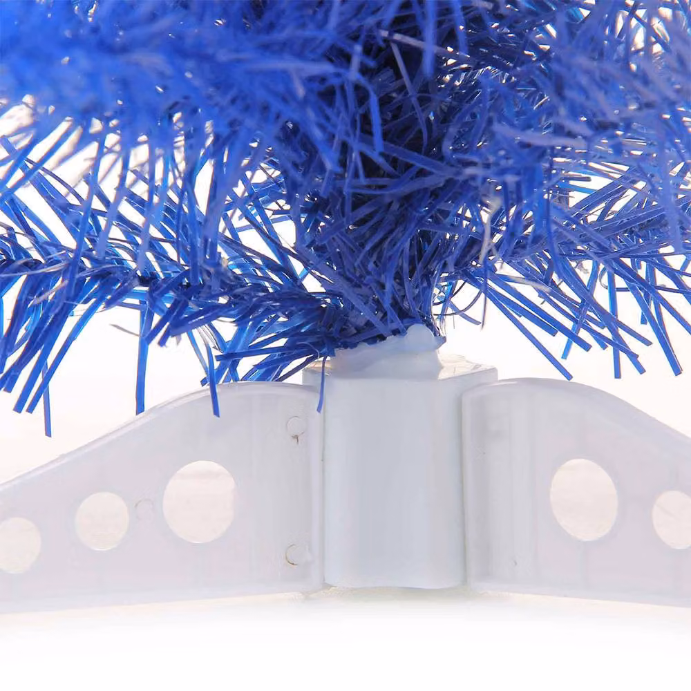 Voltico Mini Colours Tabletop Artificial Christmas Tree in Mid Blue, Height: 30 cm – 2