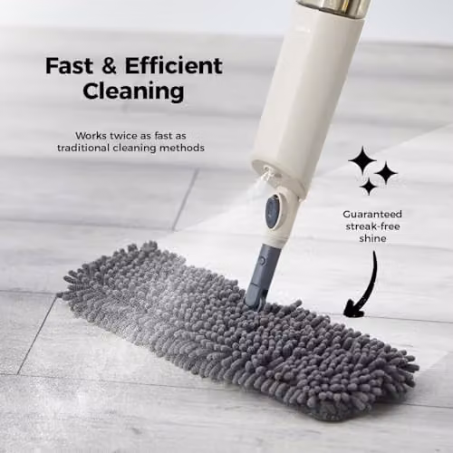 Tower T869008MSH Flexi Spray Mop with Double-sided Microfibre Head in Grey – 2
